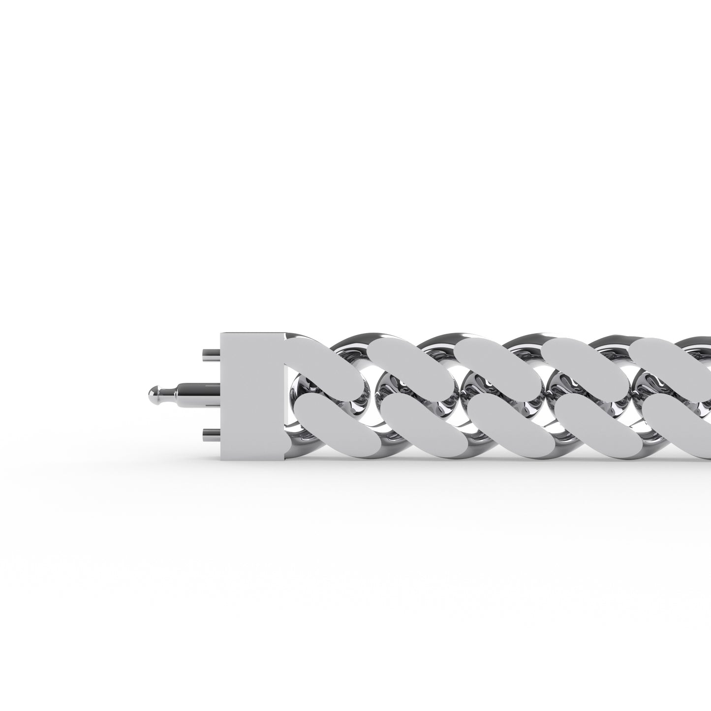 chunky cuban link bracelet