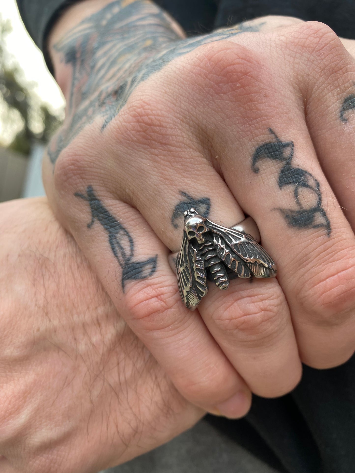 Death Moth Ring