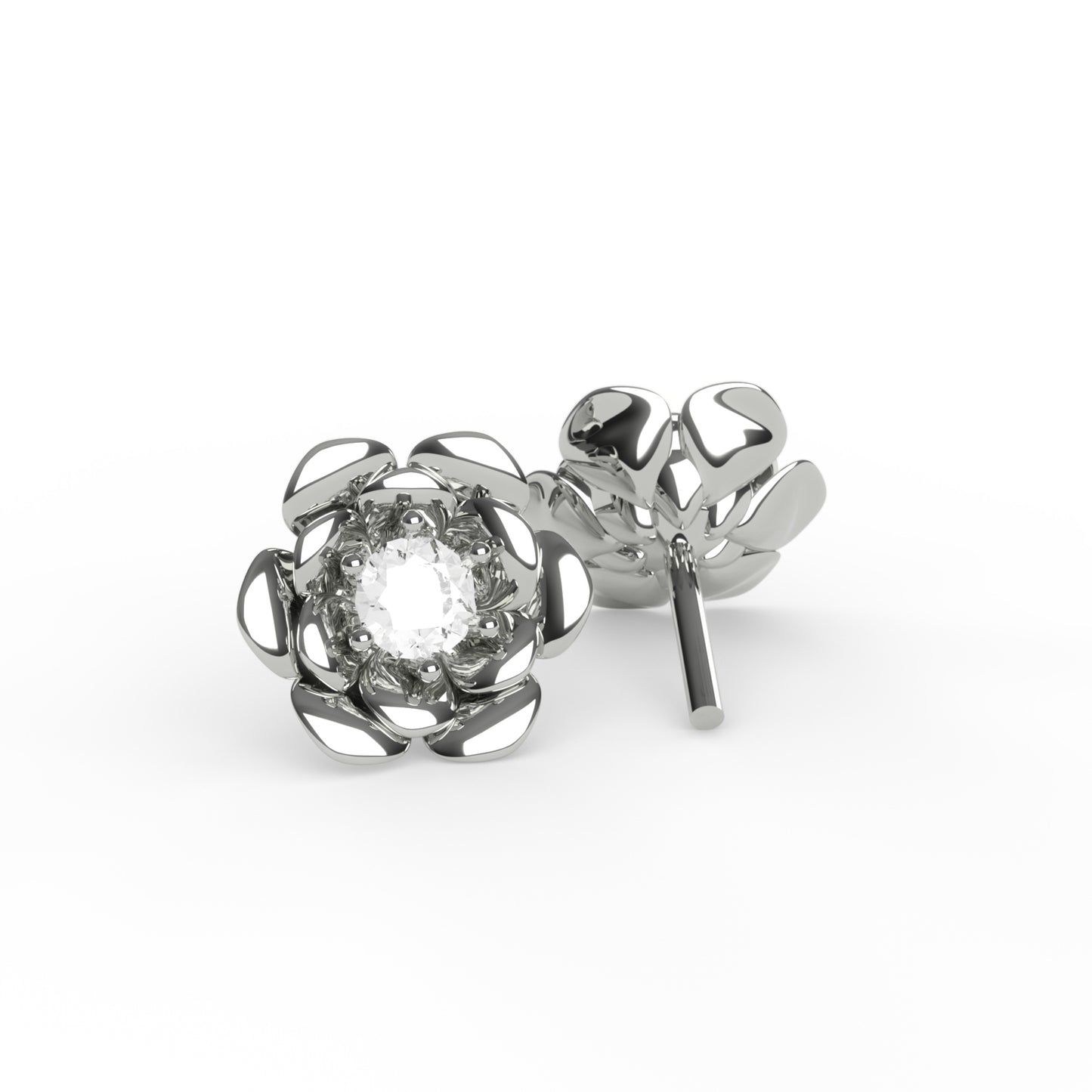 Rose Stud Earrings